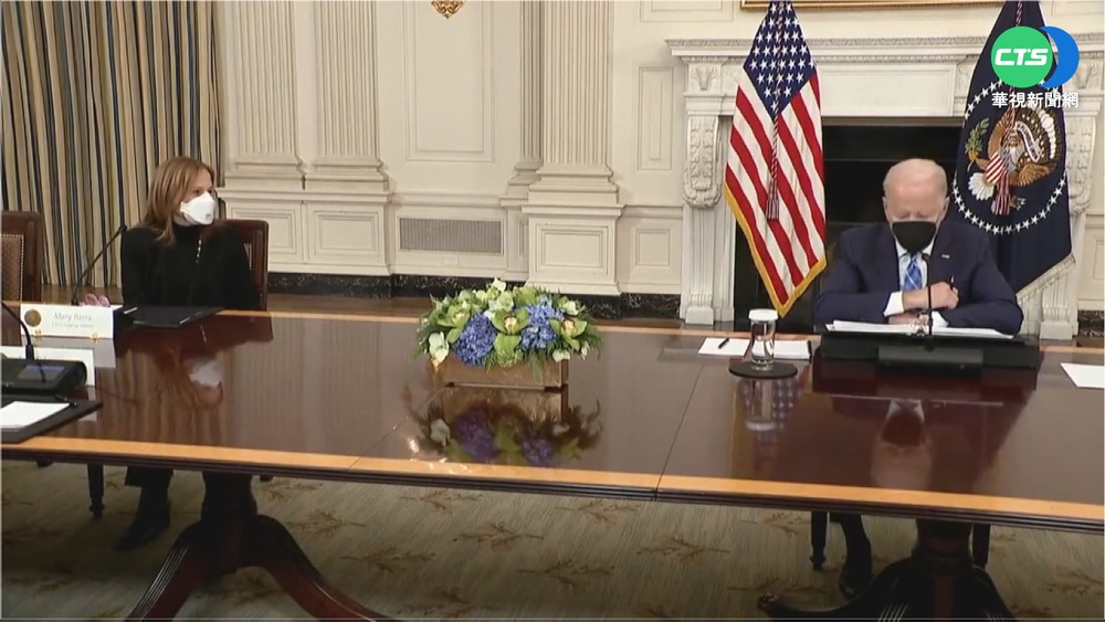 拜登會晤通用執行長 語無倫次畫面瘋傳