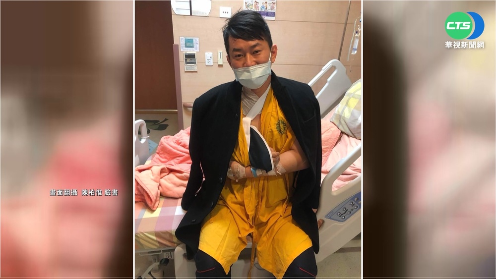 頭傷後右肩韌帶斷裂 陳柏惟開刀報平安