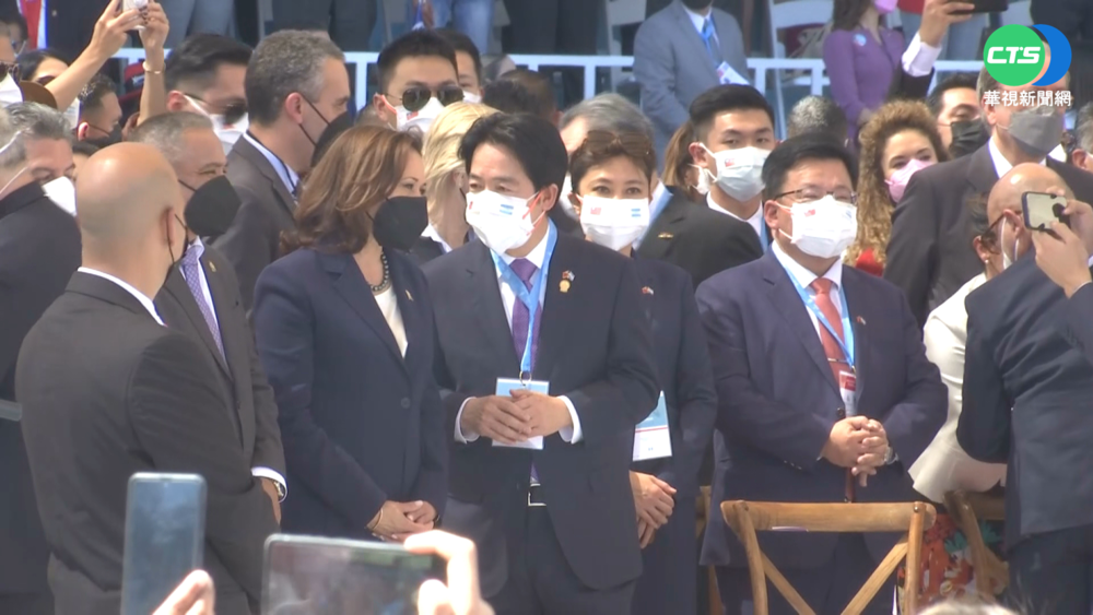 外交突破 賴清德.賀錦麗宏國同框寒暄