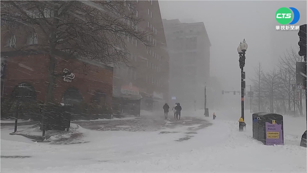 "炸彈氣旋"襲捲美東 紐約5州進入緊急狀態