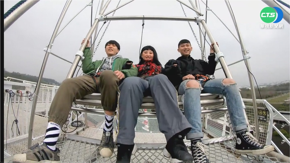 不用到韓國! 十鼓文創園區體驗"高空滑索"