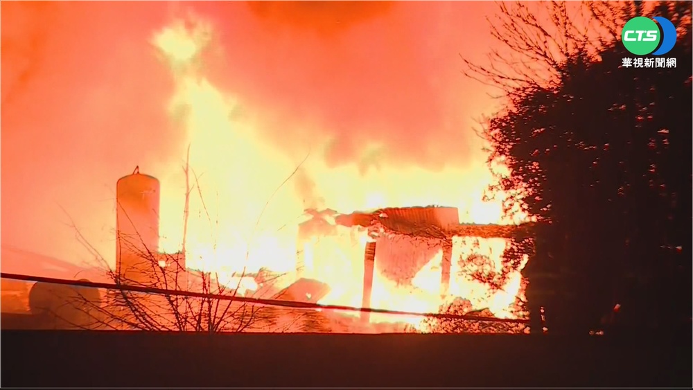 美北卡肥料廠大火 防引爆急撤6500人