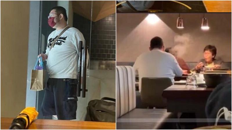 四叉貓.蔡壁如聚餐「全程遭偷拍」 照片曝光他怒飆髒話