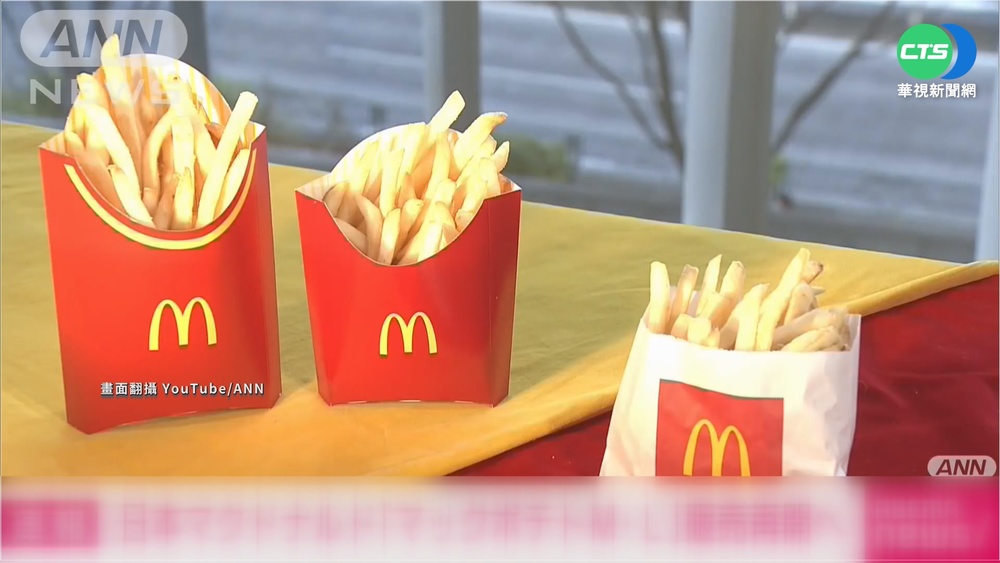 日麥當勞薯條荒解除 中大薯2/7"復活"