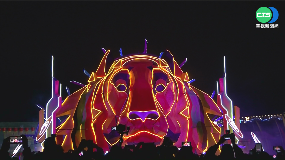 2022新北燈會 "臥虎藏龍"主燈華麗亮相