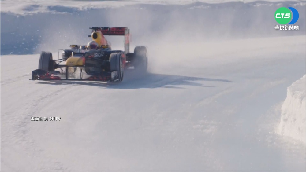 世界冠軍維斯塔潘 駕F1賽車雪地狂飆