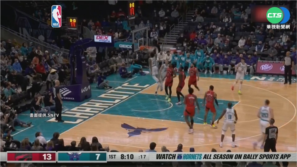 暴龍先發4人均破20分 力壓黃蜂奪6連勝