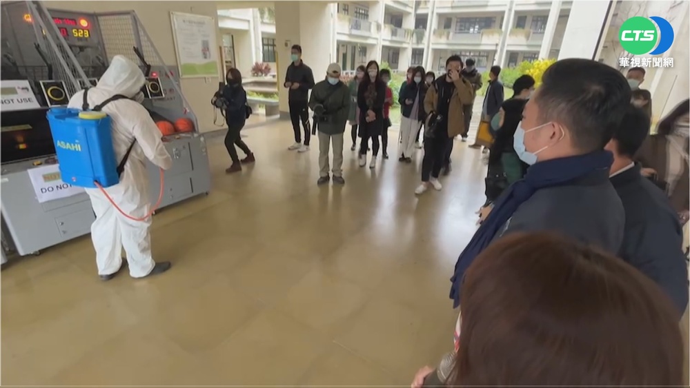 開學在即防疫把關 林智堅視察校園清消