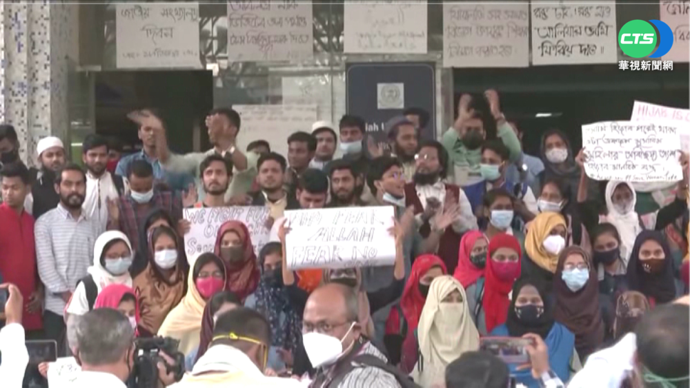 印度高校禁頭巾 掀印度教.伊斯蘭對立衝突