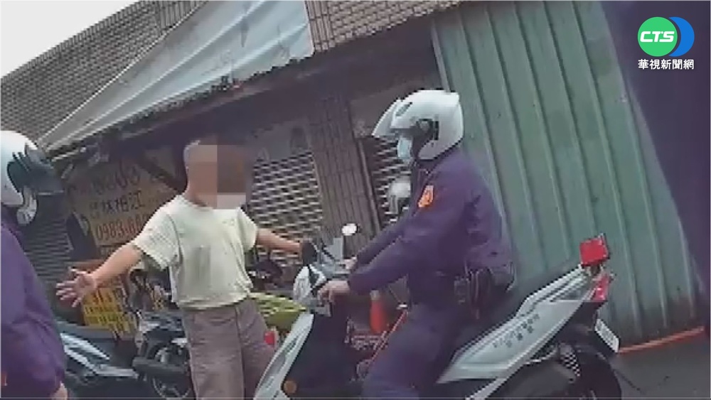 男子拒戴口罩飆罵警 肉身擋車遭壓制