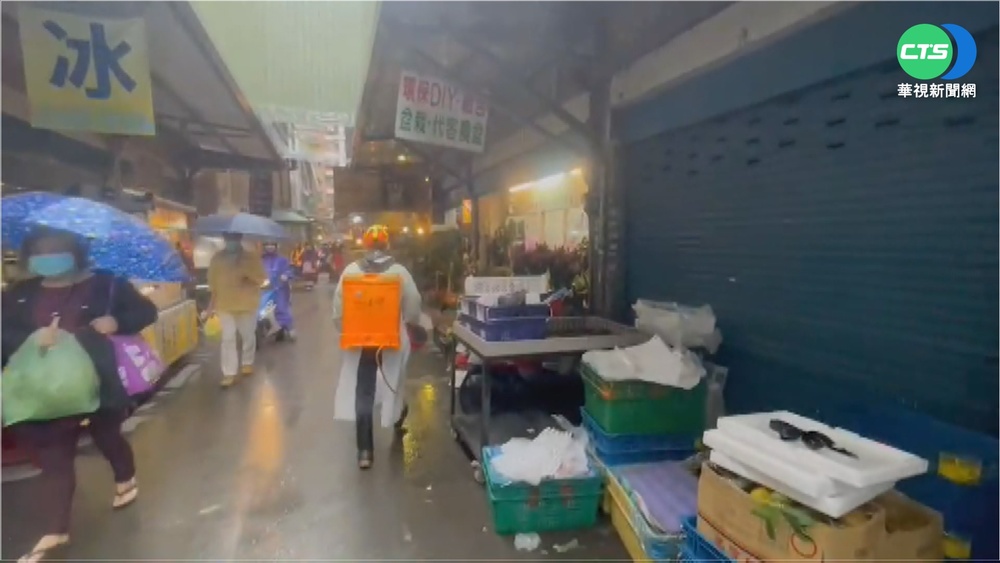 "日翊"相關確診者 1月底曾在大湳市場擺攤