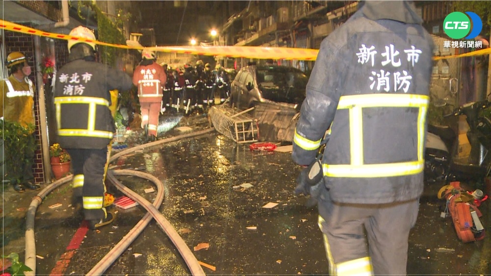 新店氣爆1女全身灼傷不治 鐵窗炸飛3傷