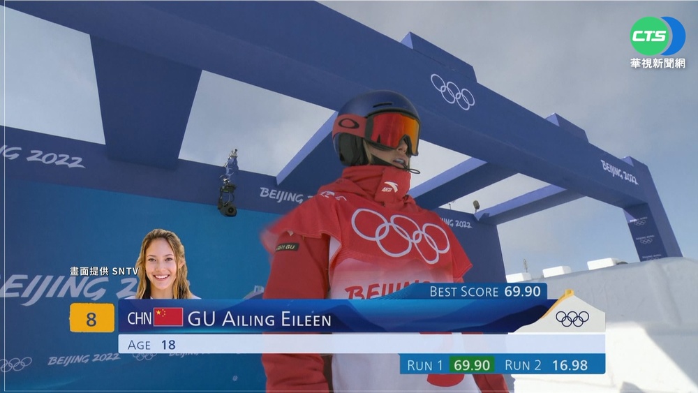 谷愛凌決賽第2跳摔倒 坡面障礙"銀"恨