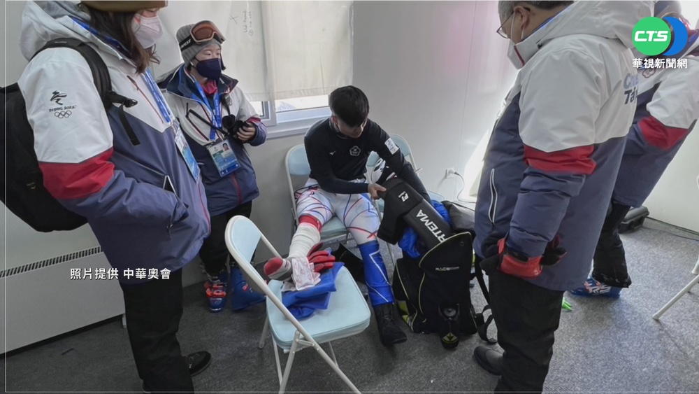 可惜! 何秉睿滑雪曲道賽 重摔未能完賽