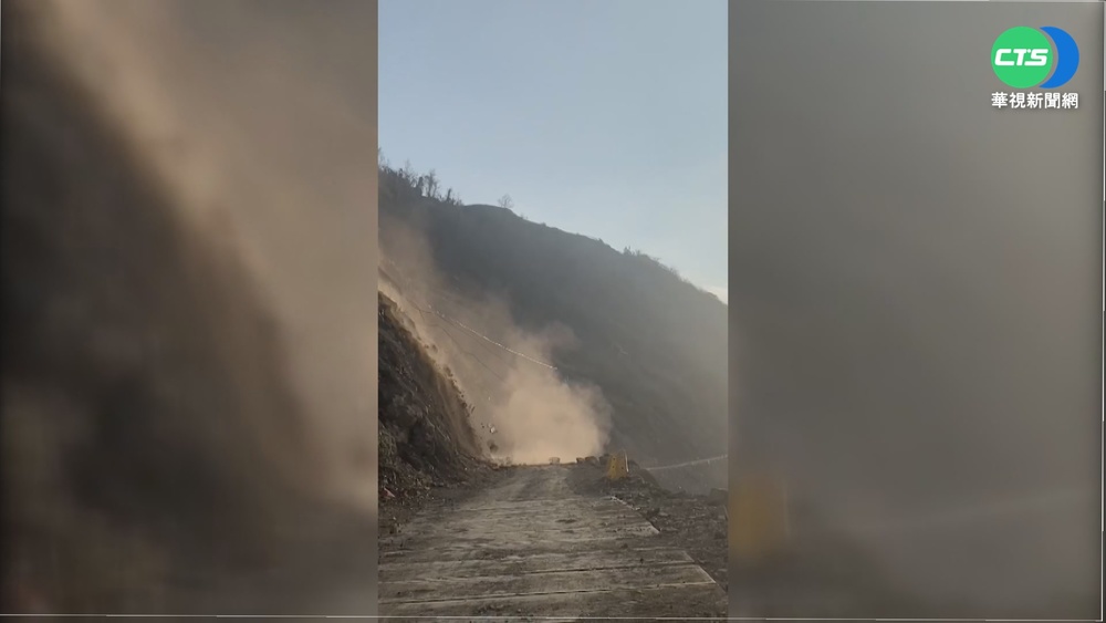 搶通又下"石頭雨"! 力行產業道路急封閉