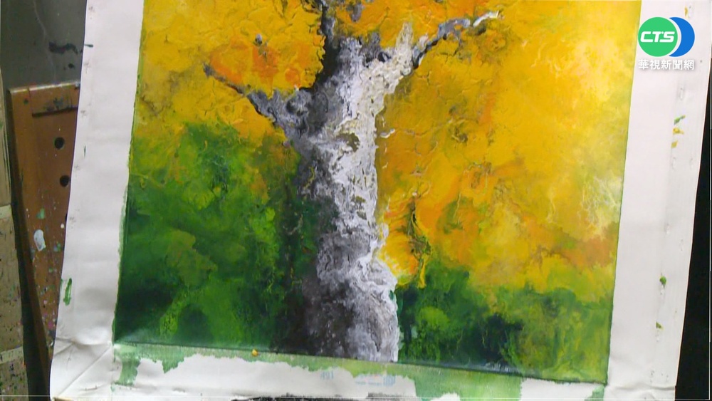 金獎畫家參賽油畫尋獲! 運送掉落被撿走...