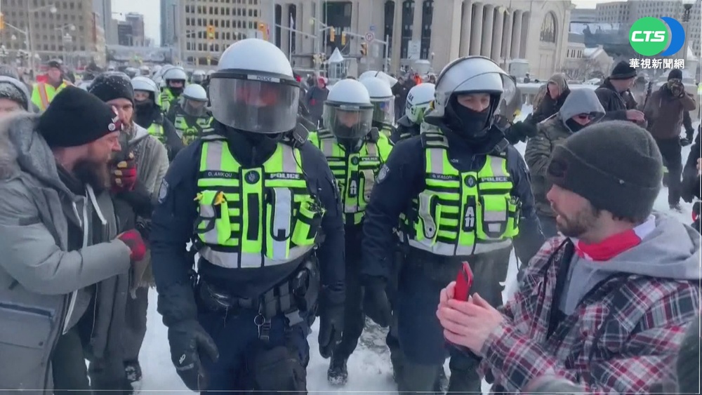 加國卡車司機抗議 癱瘓首都3週 警逮逾百人