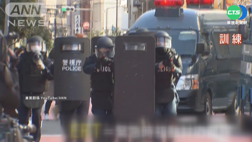 東京馬拉松下月恢復舉辦 反恐演練逼真!