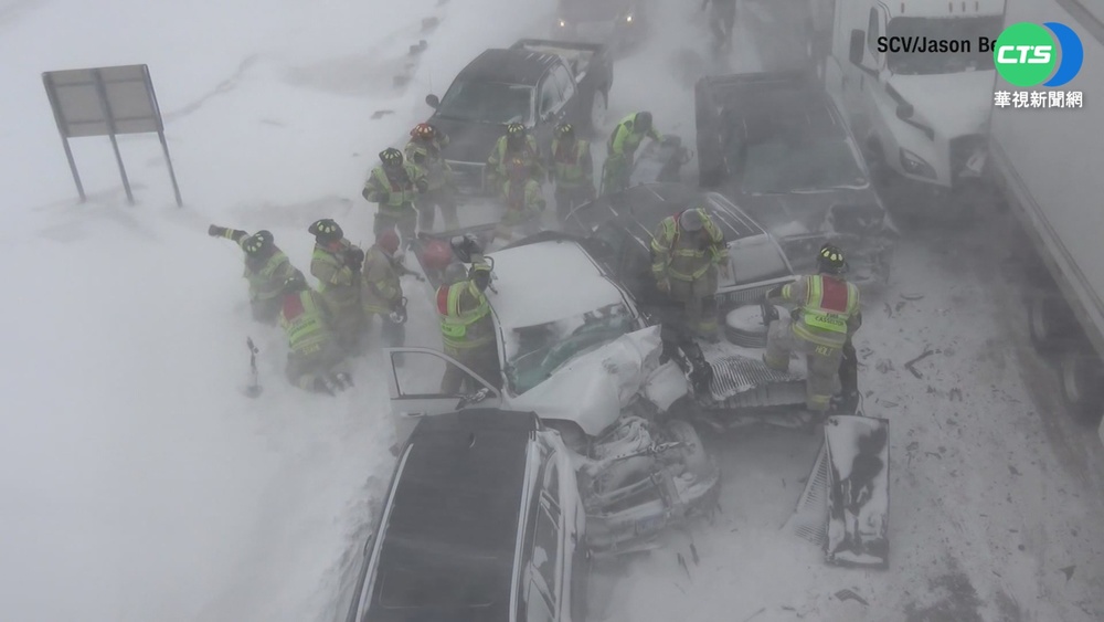 暴雪襲美北達科達州 公路連環車禍6傷