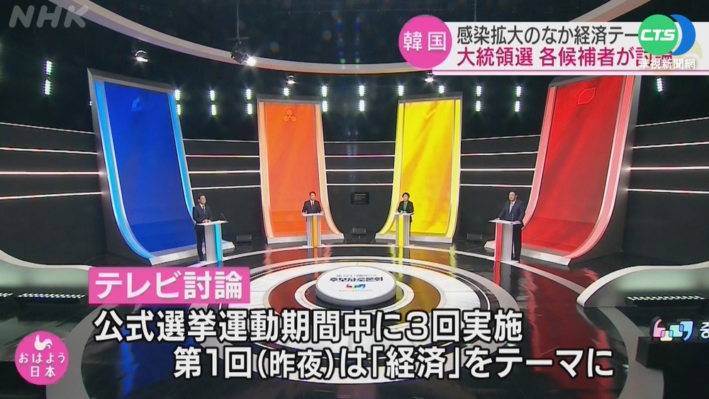 韓首場大選電視辯論 聚焦疫情下經濟