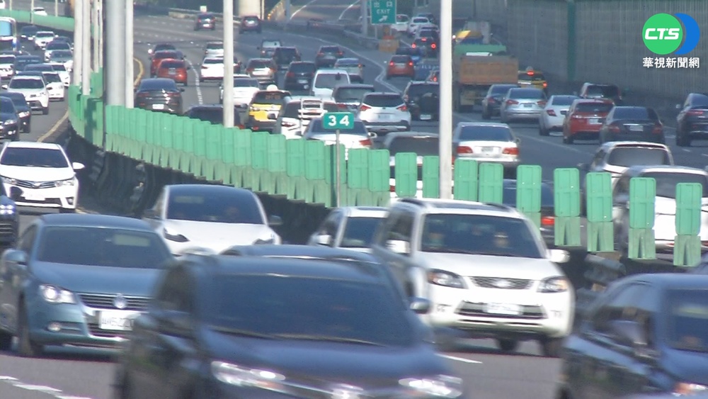 收假! 國5宜蘭至坪林北向一度"紫爆"