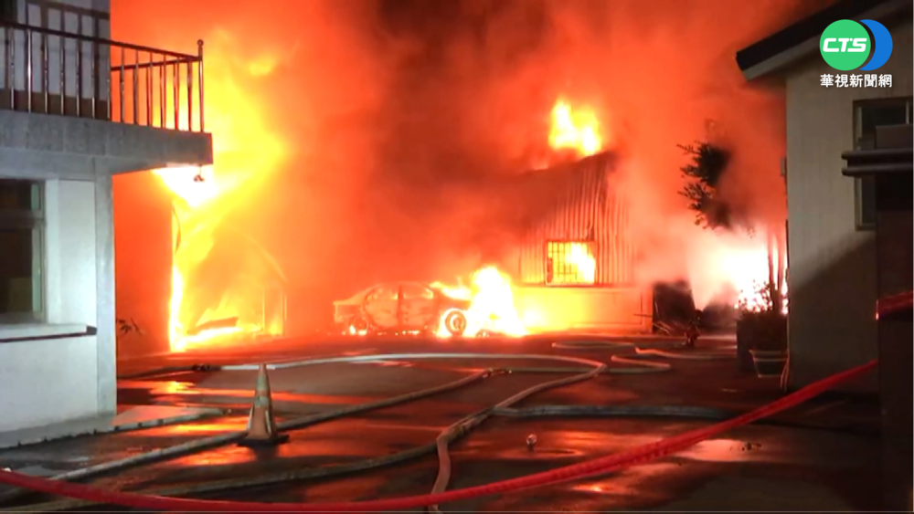 平鎮工廠突爆炸起火 員工1喪命2傷