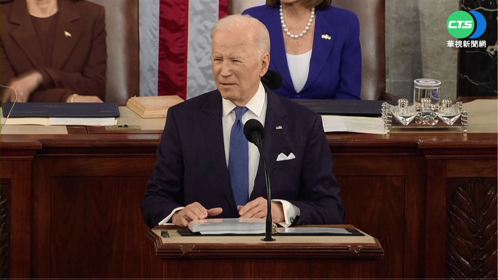 拜登首場國情咨文 力保北約.不參戰!