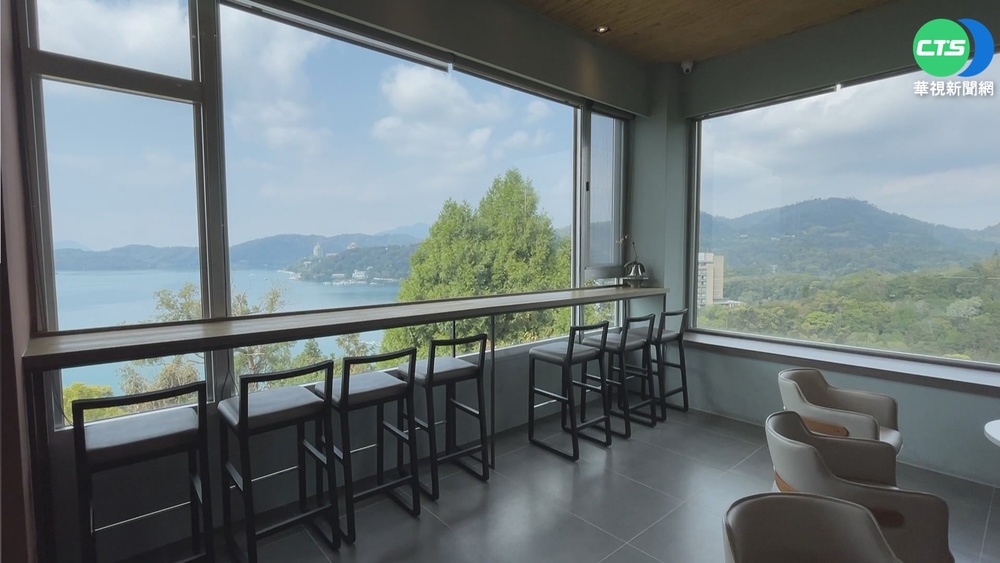 入住日月潭全景房 沒拉窗簾"春光外洩"