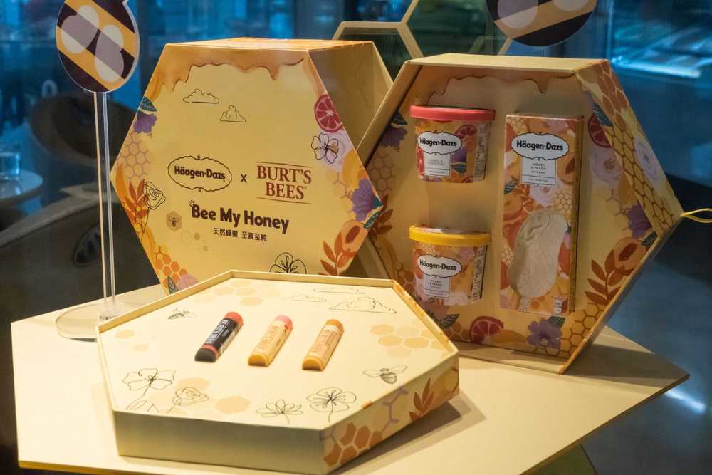 Häagen-Dazs xBurt's Bees甜蜜蜂潮禮盒