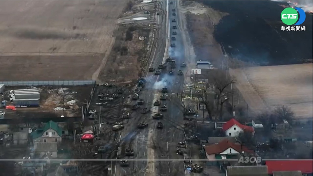 烏稱炸退俄戰車縱隊 美情報:俄逼近基輔