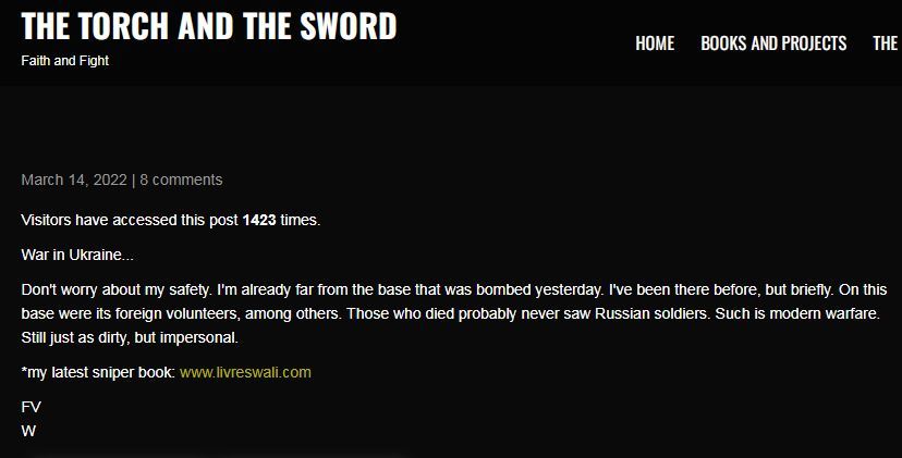 瓦力部落格貼文報平安(圖/翻攝瓦力部落格)