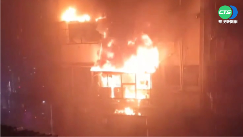 延吉街公寓夜間竄火 住戶急疏散避難