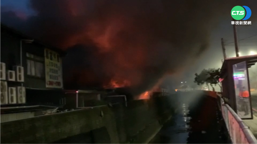 基隆鋰電池工廠大火 基金公路大塞車