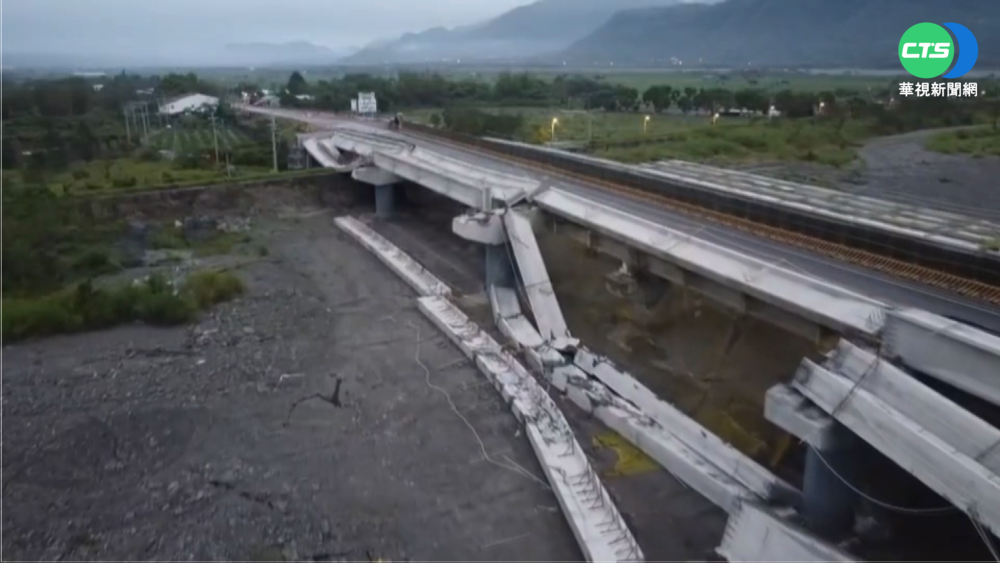 6.6強震撼動花蓮 重創工廠.毀玉興橋
