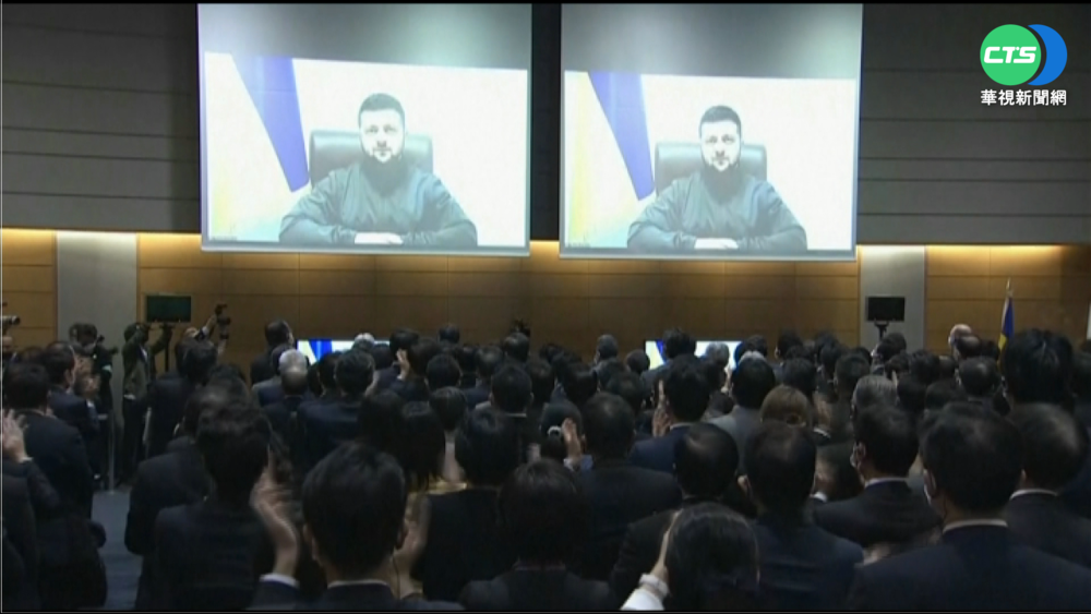 澤倫斯基日國會視訊演說 籲續制裁俄