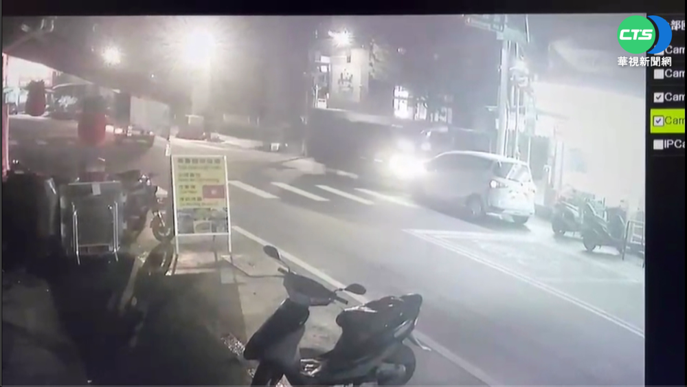 2女雙載車禍彈飛翻一圈 安全帽保一命