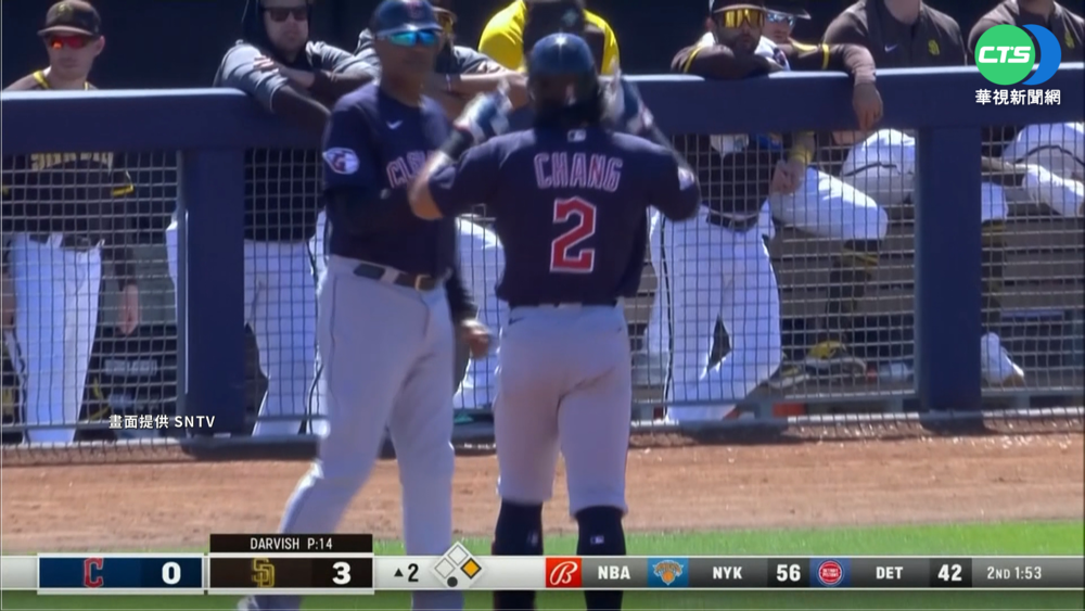 棒打強投達比修有 張育成連2戰敲安