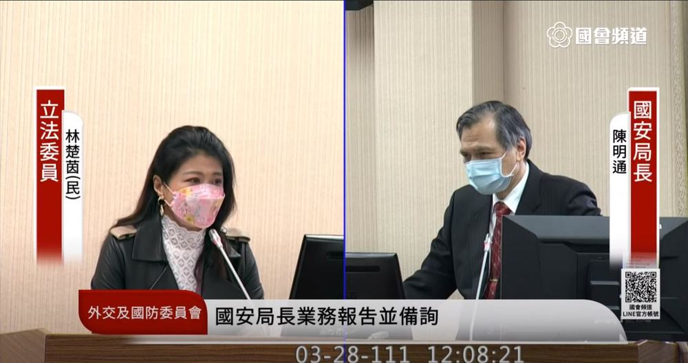 林楚茵指抖音、小紅書滲透台灣 陳明通「密切關注中」