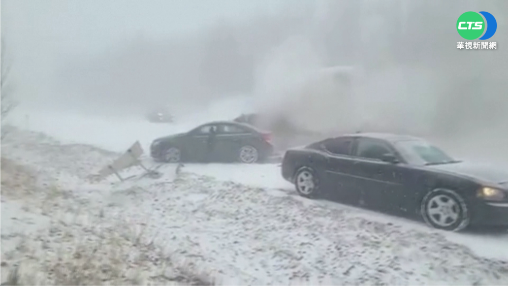 美賓州暴風雪濃霧釀禍 逾50車連環撞3死