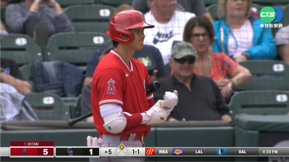 大谷翔平怪力再現! 反方向扛出春訓第2轟