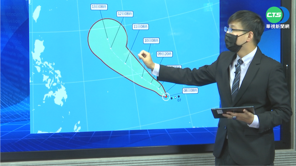 今年首颱"馬勒卡"生成 西半部高溫逾30度
