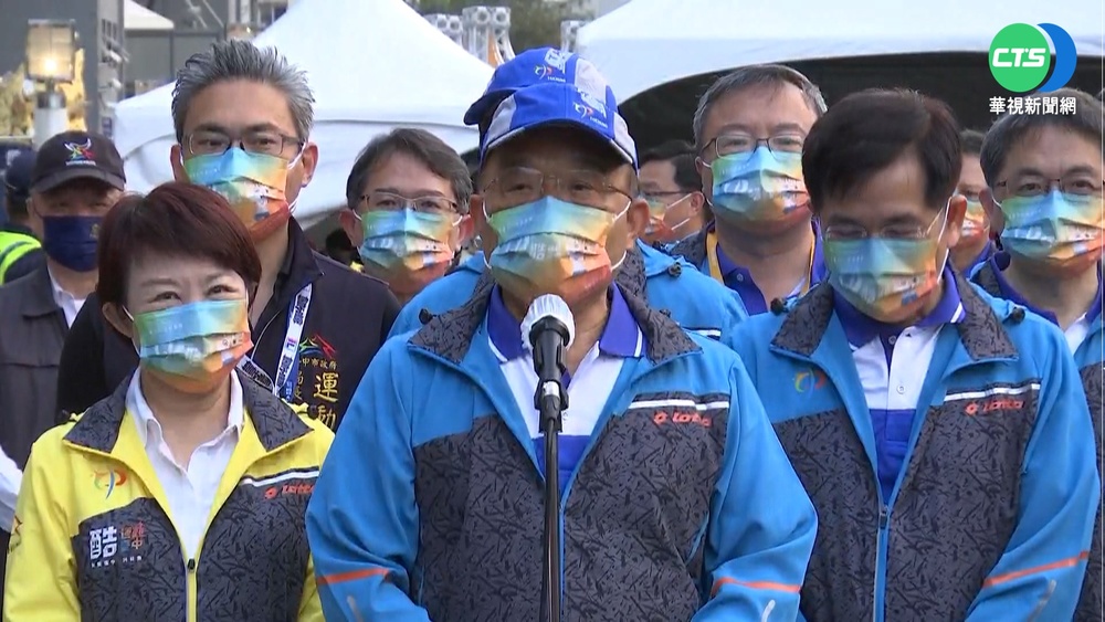 蘇揆解除健康監測 赴台中參加身障運動會