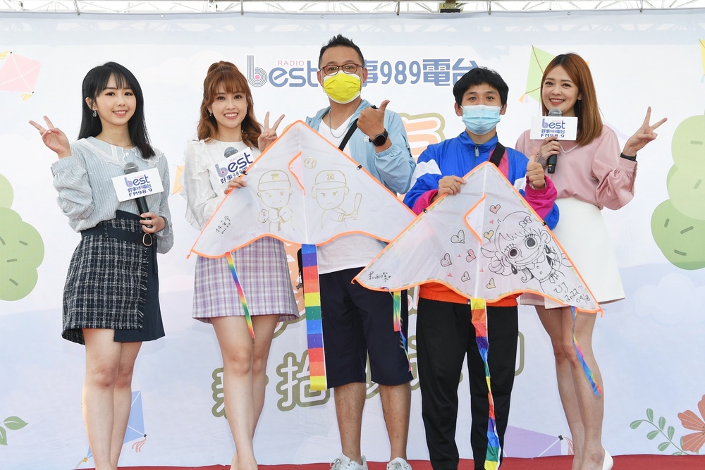 華視主播三姝義賣風箏初體驗 Q版大谷翔平娃娃彩繪秒殺