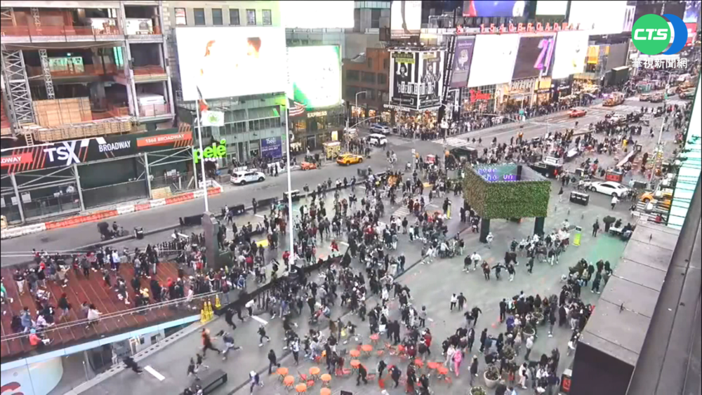 紐約時報廣場傳爆炸聲 民眾驚慌竄逃