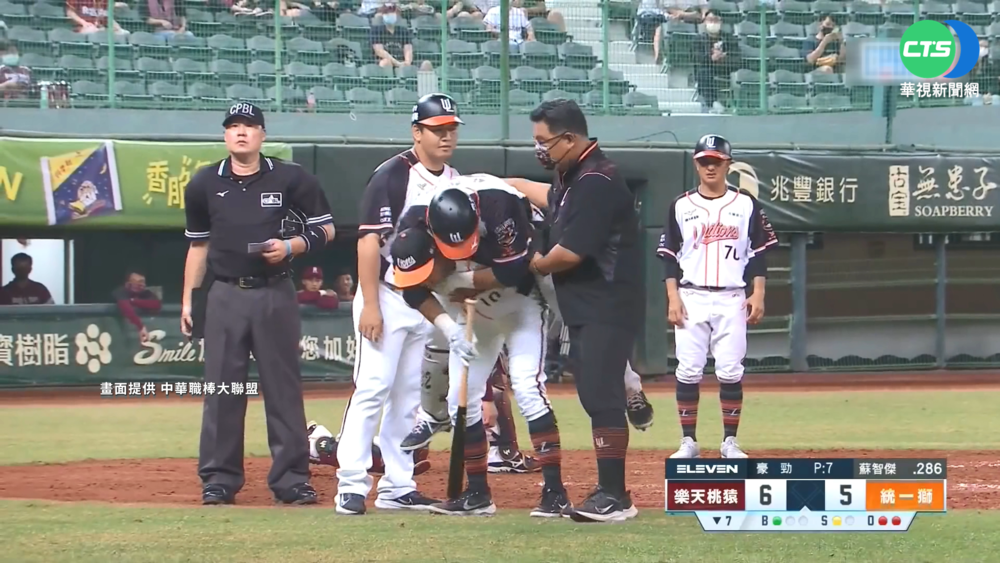 獅隊傷兵多!蘇智傑骨裂 "外野3鬼"剩1鬼