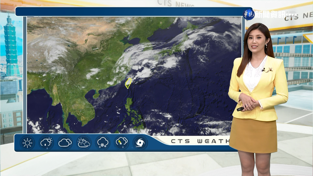 水氣增多天氣不穩定 留意較大雨勢強降雨