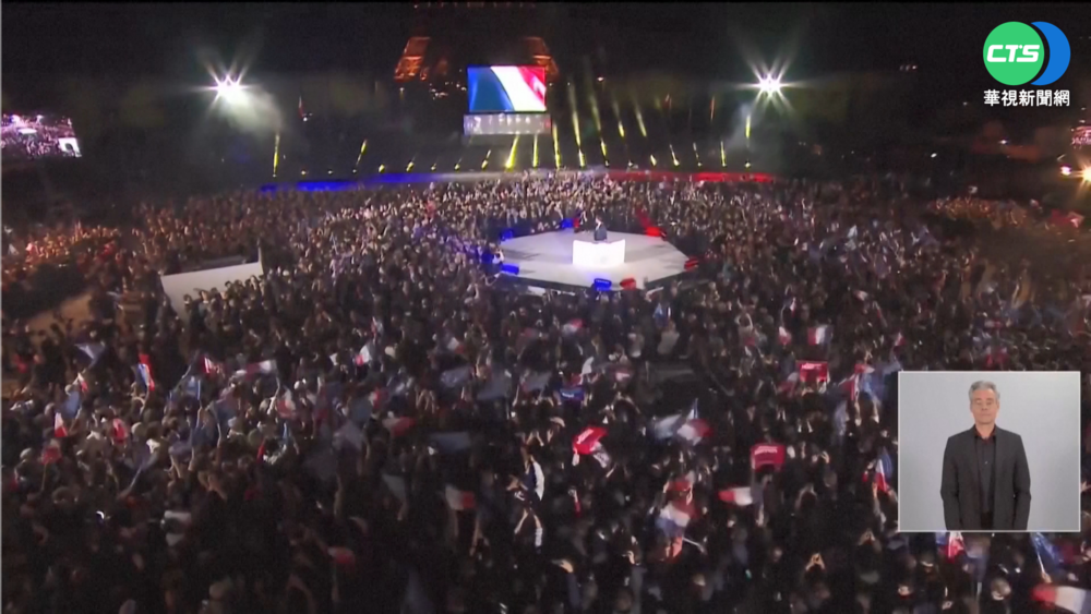 二度擊敗勒龐 馬克宏奪58.6%選票連任總統