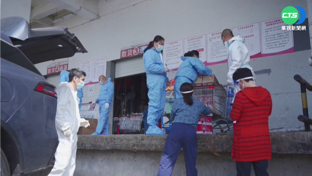 上海封控仰賴外送 1間超市服務20萬人忙翻
