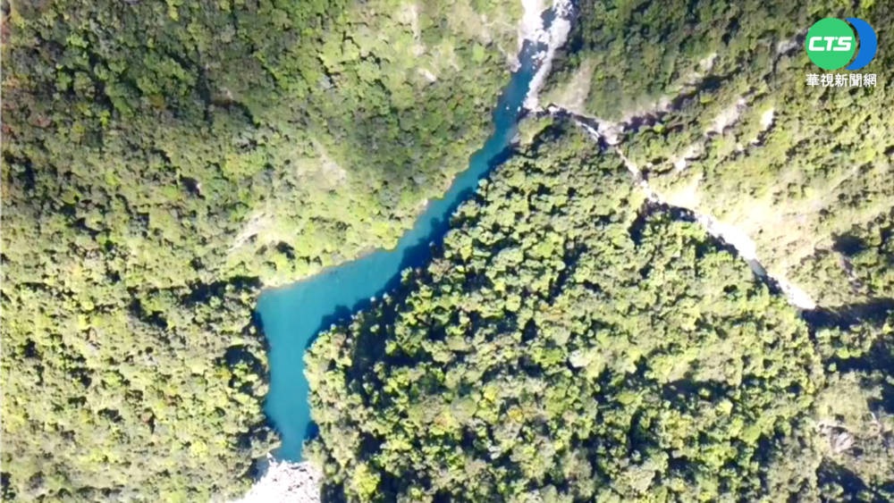 邊坡崩塌.土石阻塞 花蓮豐坪溪現"堰塞湖"
