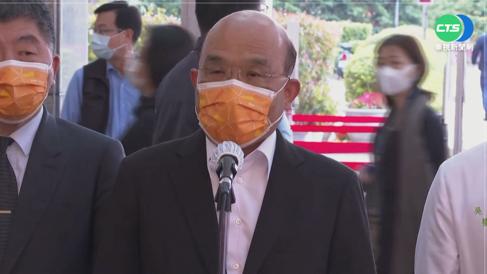 連勝文批「病毒共存」是政治考量 蘇揆：不會像中國粗暴封城